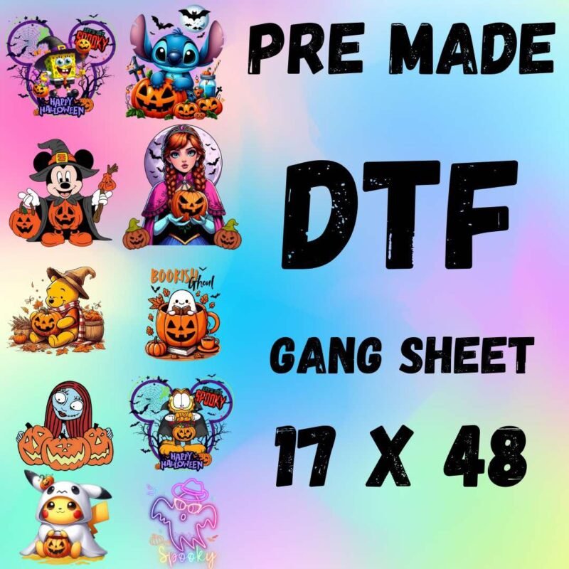 DTF Gang Sheet: Vibrant Transfers for Apparel Design - Elegant-prints